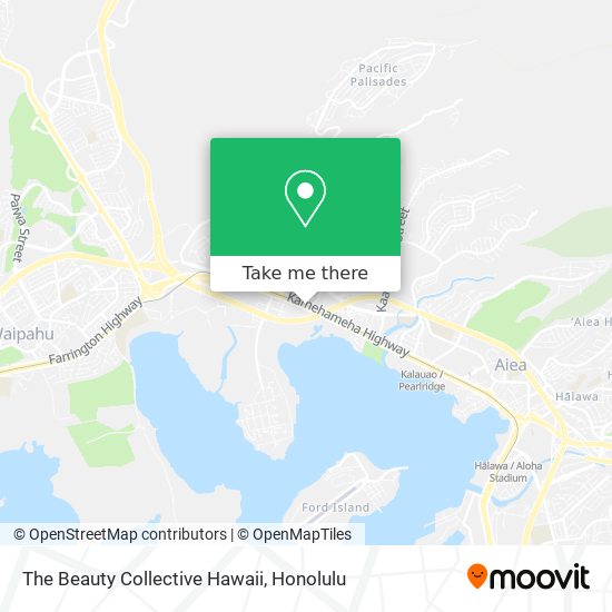 The Beauty Collective Hawaii map