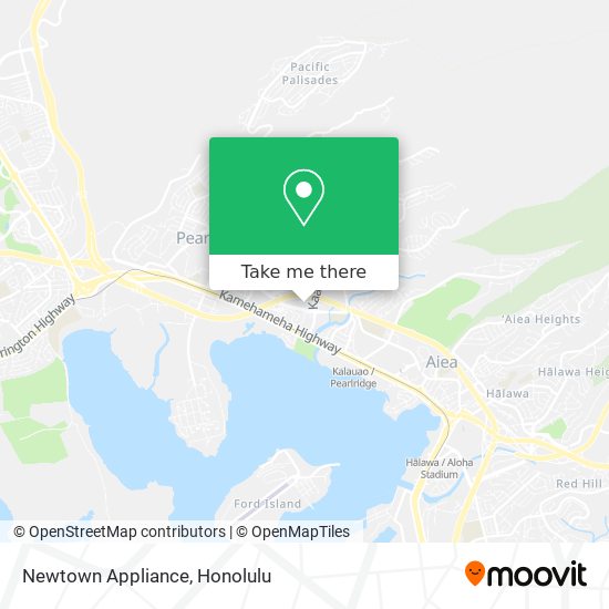 Newtown Appliance map