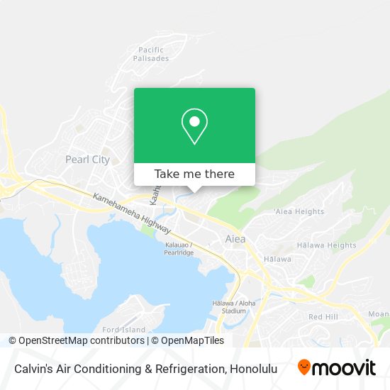 Calvin's Air Conditioning & Refrigeration map