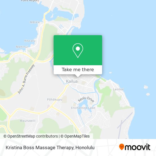 Mapa de Kristina Boss Massage Therapy