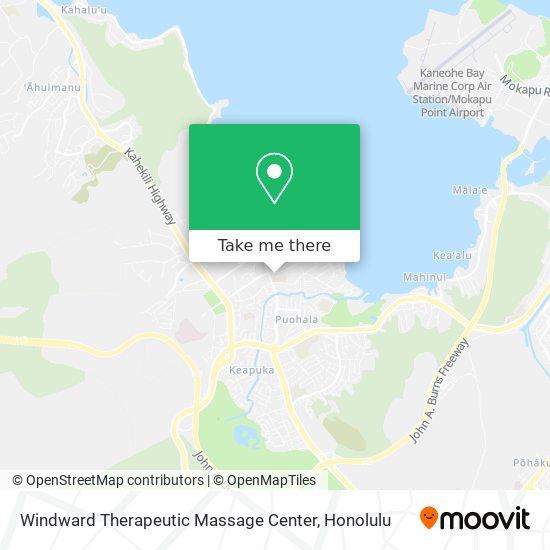 Mapa de Windward Therapeutic Massage Center