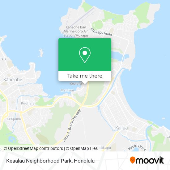 Keaalau Neighborhood Park map