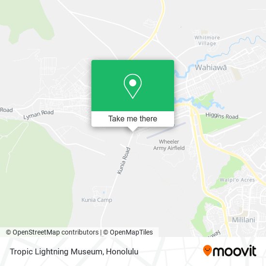 Tropic Lightning Museum map