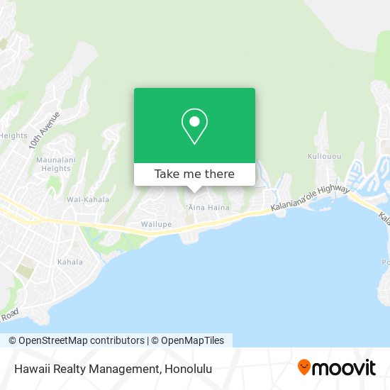 Mapa de Hawaii Realty Management