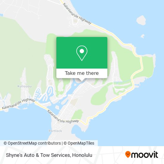 Shyne's Auto & Tow Services map