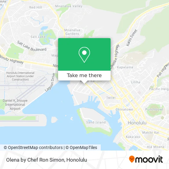 Mapa de Olena by Chef Ron Simon