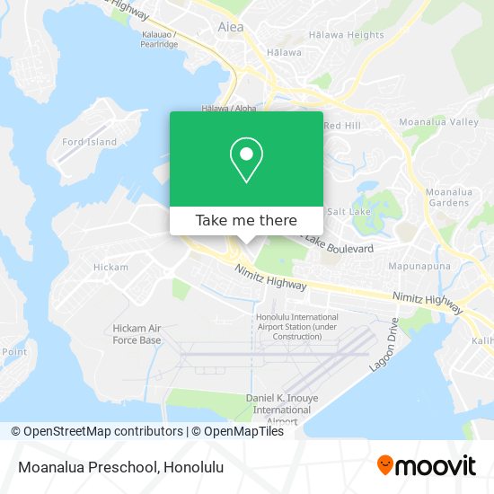 Moanalua Preschool map