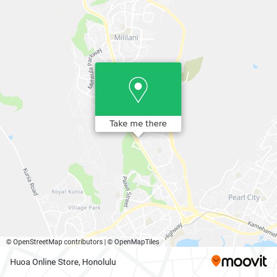Mapa de Huoa Online Store