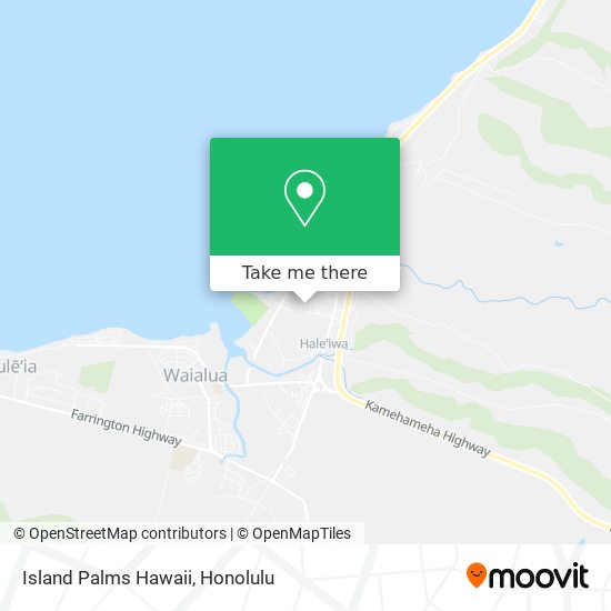 Island Palms Hawaii map