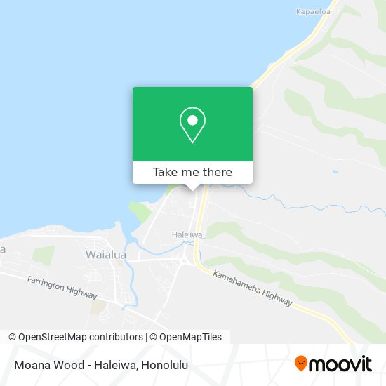Mapa de Moana Wood - Haleiwa
