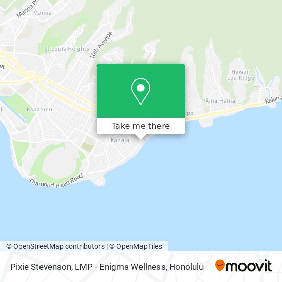 Mapa de Pixie Stevenson, LMP - Enigma Wellness