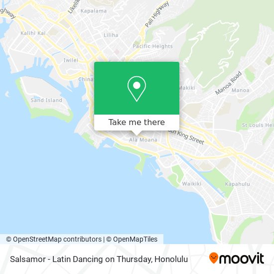 Salsamor - Latin Dancing on Thursday map