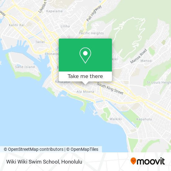 Wiki Wiki Swim School map