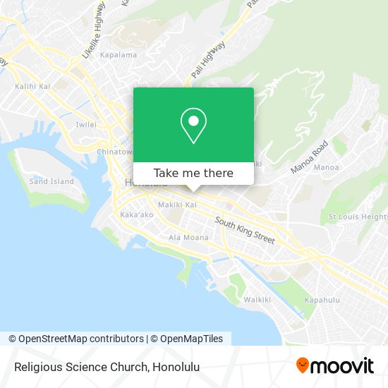 Religious Science Church map