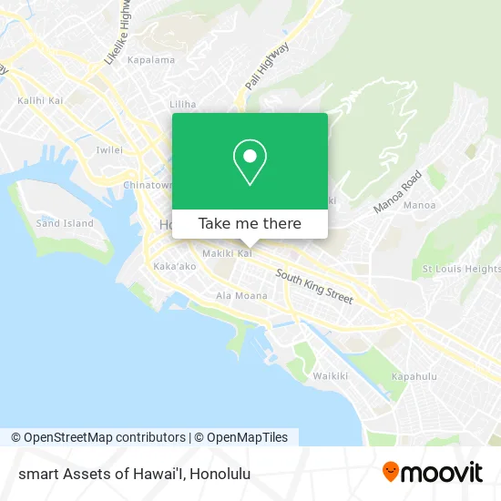 Mapa de smart Assets of Hawai'I