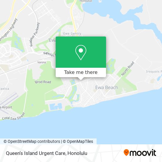 Queen's Island Urgent Care map