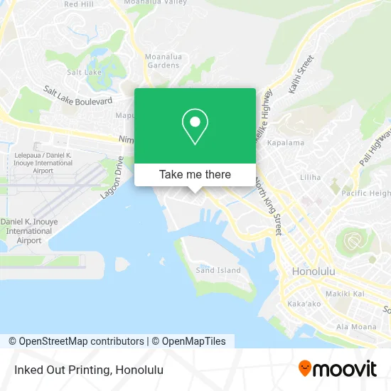 Inked Out Printing map