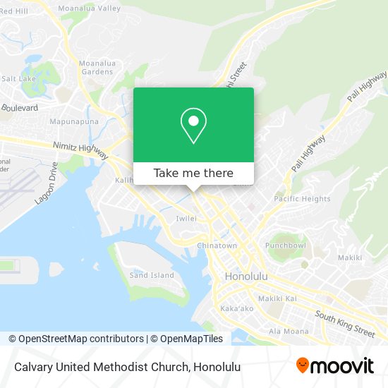 Calvary United Methodist Church map