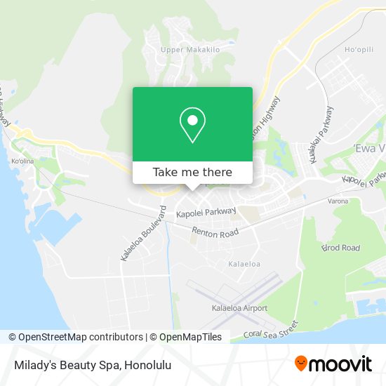 Mapa de Milady's Beauty Spa