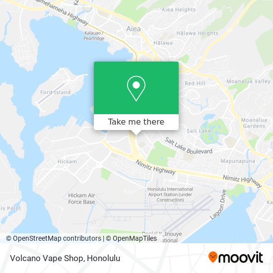 Volcano Vape Shop map