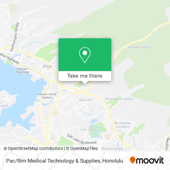 Mapa de Pac / Rim Medical Technology & Supplies