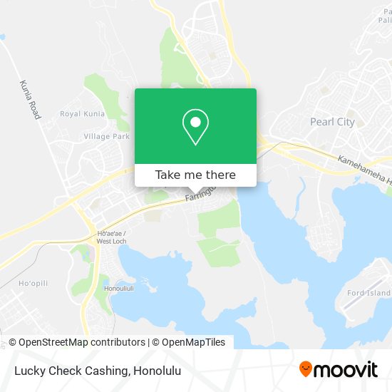 Mapa de Lucky Check Cashing