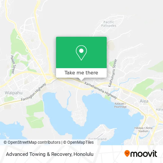 Advanced Towing & Recovery map