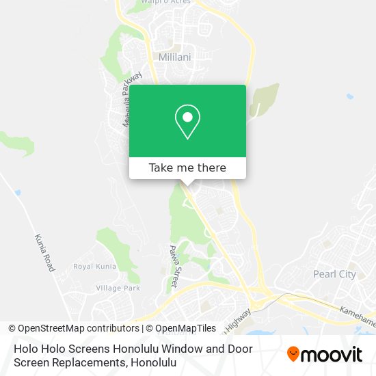 Holo Holo Screens Honolulu Window and Door Screen Replacements map
