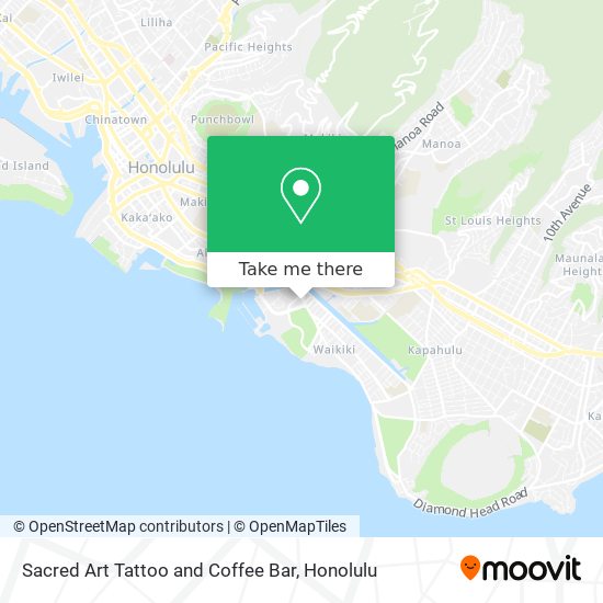 Sacred Art Tattoo and Coffee Bar map