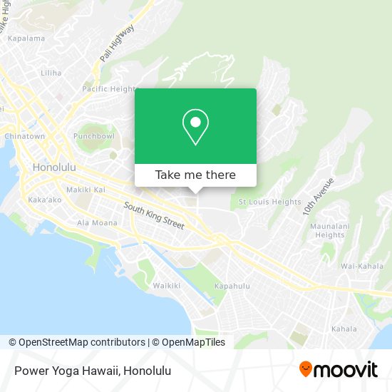 Mapa de Power Yoga Hawaii