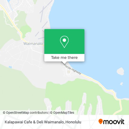Mapa de Kalapawai Cafe & Deli Waimanalo