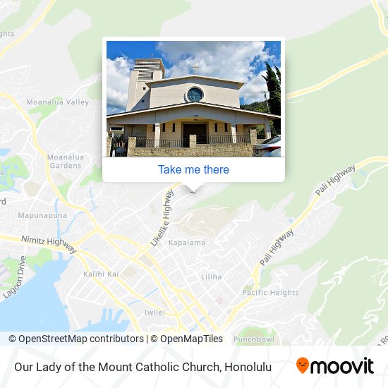 Our Lady of the Mount Catholic Church map