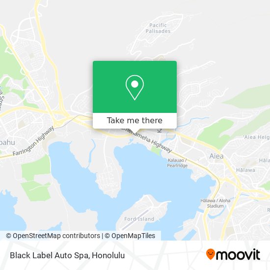 Black Label Auto Spa map