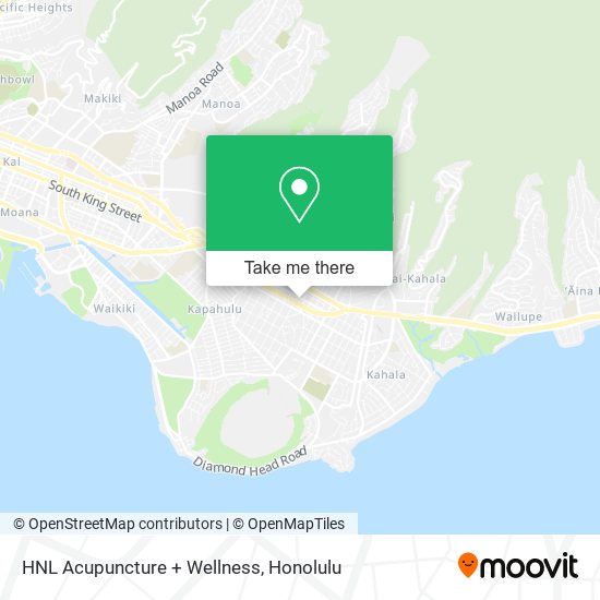 HNL Acupuncture + Wellness map