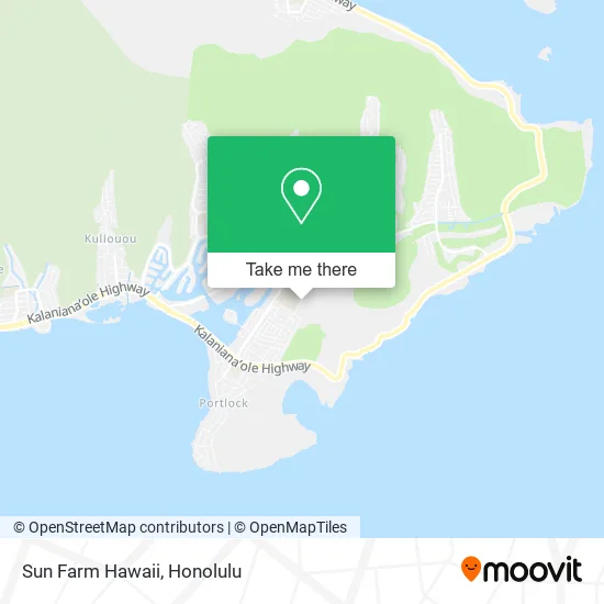 Sun Farm Hawaii map