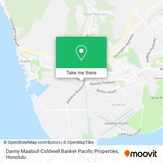 Danny Maalouf-Coldwell Banker Pacific Properties map