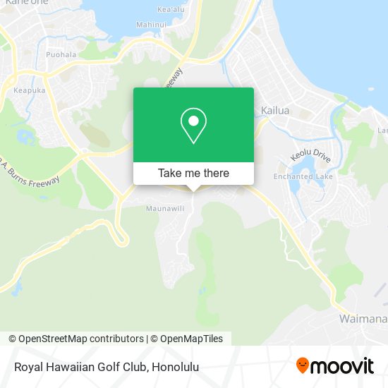 Mapa de Royal Hawaiian Golf Club