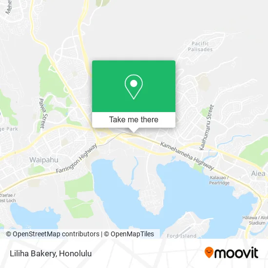 Liliha Bakery map