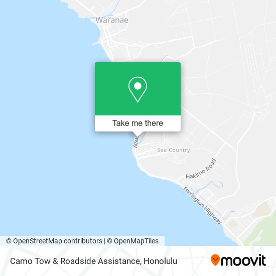 Camo Tow & Roadside Assistance map