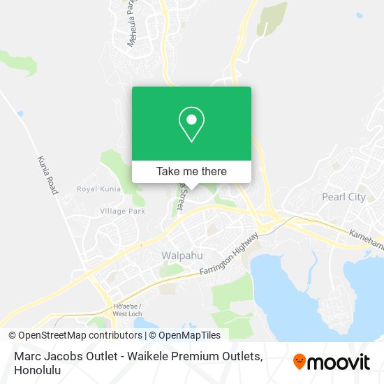 Marc Jacobs Outlet - Waikele Premium Outlets map