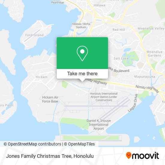 Jones Family Christmas Tree map