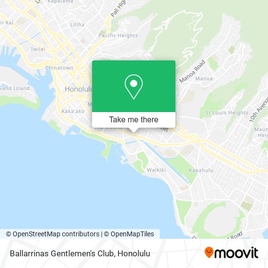 Mapa de Ballarrinas Gentlemen's Club