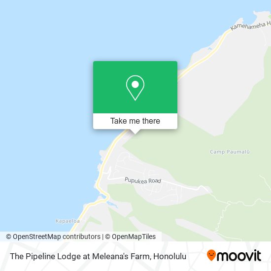 Mapa de The Pipeline Lodge at Meleana's Farm