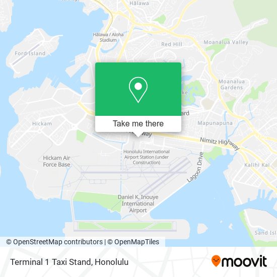 Terminal 1 Taxi Stand map