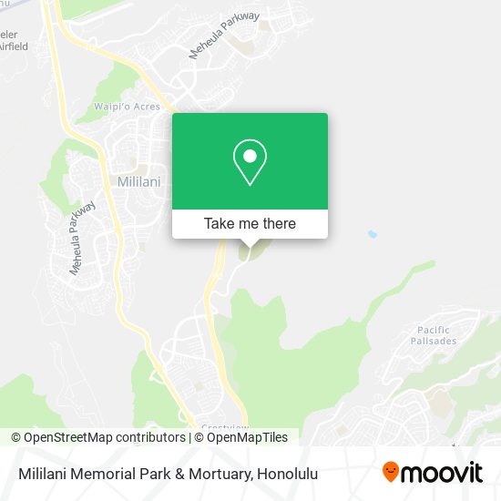 Mililani Memorial Park & Mortuary map