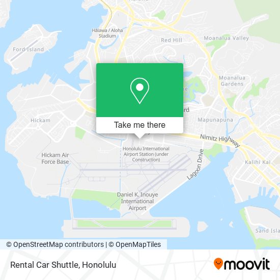 Mapa de Rental Car Shuttle