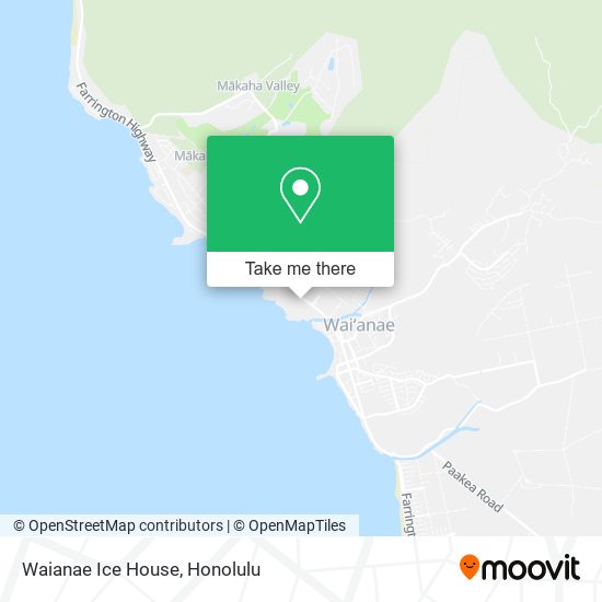 Waianae Ice House map