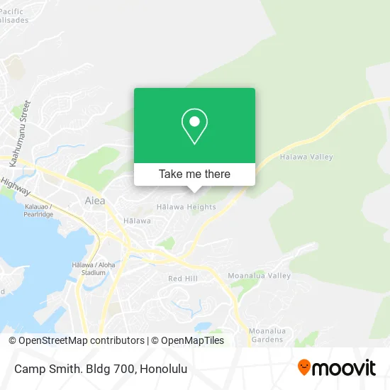 Camp Smith. Bldg 700 map