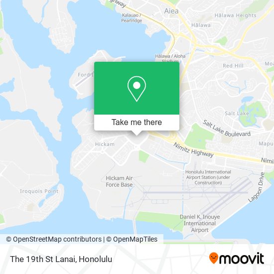 The 19th St Lanai map