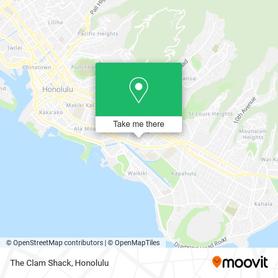 Mapa de The Clam Shack